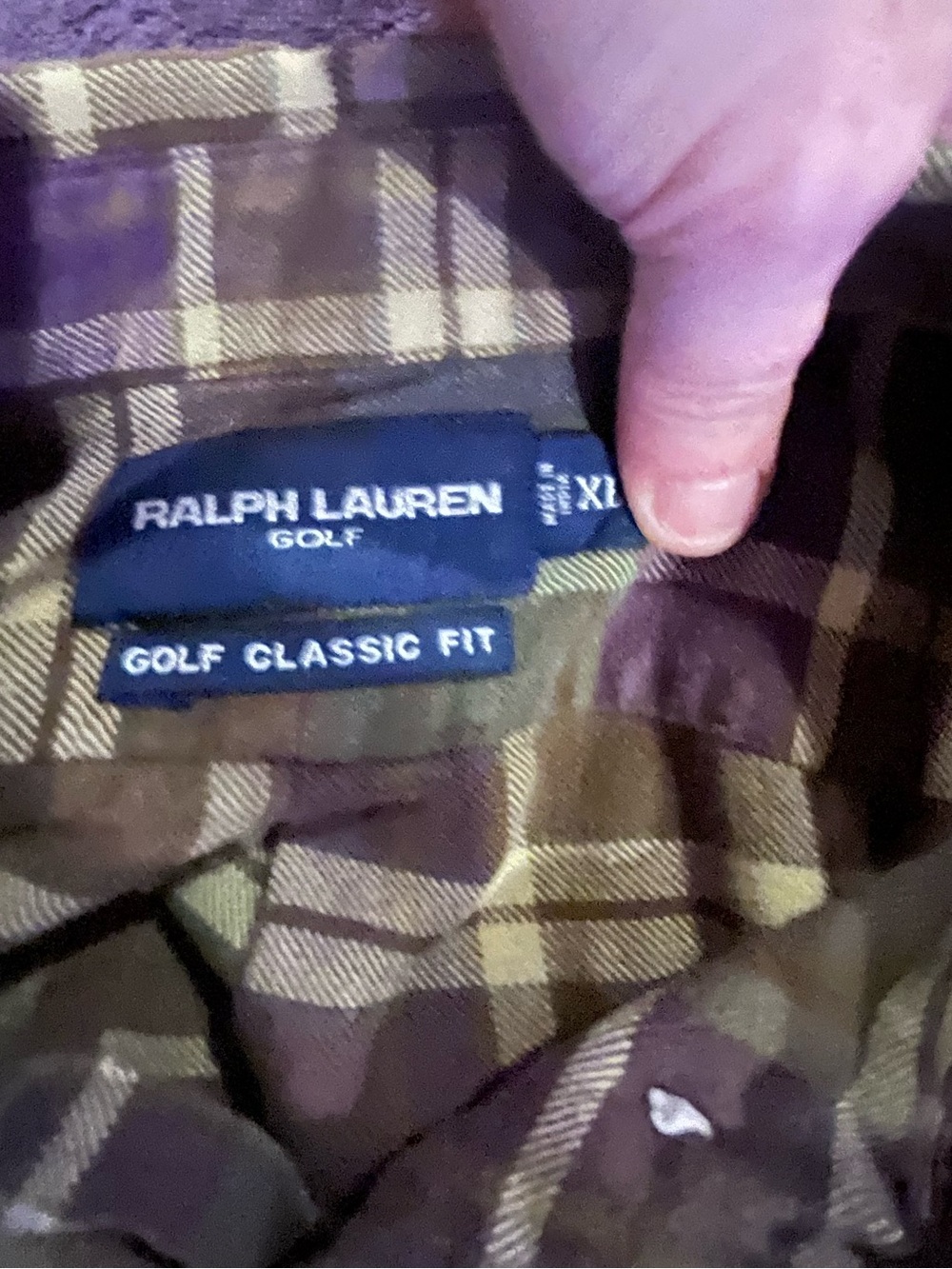 Ralph Lauren Golf Classic Fit Button Down Shirt Size XL - Picture 8 of 9